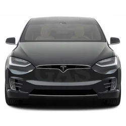 Tesla Model X - Chrome Strips Chrome Grill Dummy Bumper Tuning