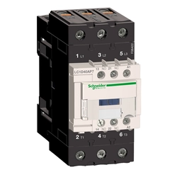 TeSys D power contactor 40A 3P 1NO 1NC coil 230VAC EVK box terminals