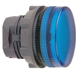 Tête de lampe de signalisation Schneider Electric 22mm IP66 bleu ZB5AV063