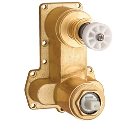 The body of the recessed mixer BOX with a Deante shower switch BXY_M44M