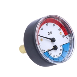 Thermomanometer WP63T R1/2 0,6 MPa/120 ST.C