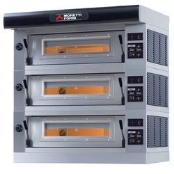 Three-chamber electric furnace P60 with a hood and base | 3x7.9kW | 970x1290 (+250) x1360mm