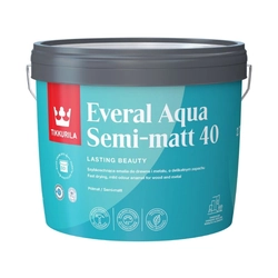 Tikkurila Everal Aqua Email semimat 40 Baza C 2,7L