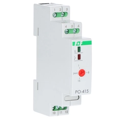 Time relay with off-delay, DIN rail mounting,230V with delayed off-off, time range 1÷15m, Un=230V~, Yo
