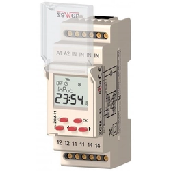 timer 1-KAN. varje vecka 230V AC TYP:ZCM-11