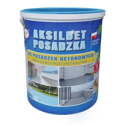 Tinta AKSILBET FLOOR para pisos de concreto cinza RAL7037 10l