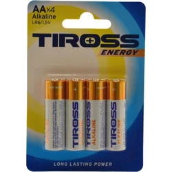Tiross Tiross akkumulátor LR06 bl./4szt