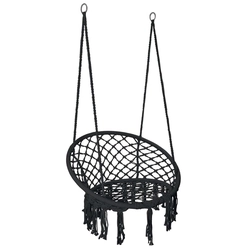 TOGO BLACK hanging swing chair