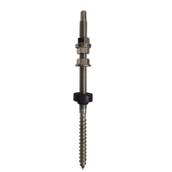 Tornillo doble rosca M10x250 fotovoltaica