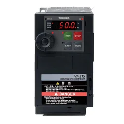Toshiba frequency converter VFS15S-2004PL-W1, 0.4 kW, 3.3 A, (HD) / 0.75 kW, 4.1 A, (ND), 1x230/3x230 V