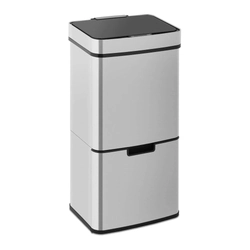 Touchless waste bin with segregation 72L