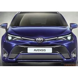 Toyota AVENSIS T27, T28 Bandes de calandre CHROMÉES