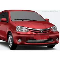 Toyota Etios - Chrome Strips Grill Bumper Dummies Tuning