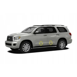 Toyota Sequoia 2001-2017 - Baguettes de protection latérales chromées pour portes