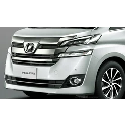 Toyota Vellfire - Chrome Strips Grill Bumper Dummies Tuning