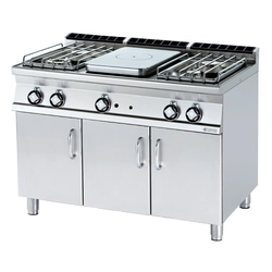 TP4 - 712 G/P ﻿﻿Cucina a gas in ghisa con mobile
