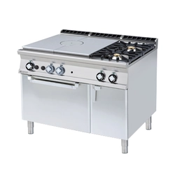 TPFV2 - 912 GEV ﻿﻿Cucina a gas in ghisa con forno elettrico