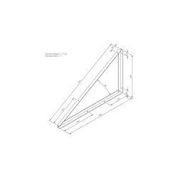 TR-1-30-B - Montážní trojúhelník TR1 30 stupňů NEINVAZIVNÍ PRIMÁRNÍ