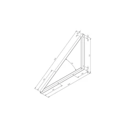 TR-1-35-B — montāžas trijstūris TR1 35 grādi NEINVAZĪVS PRIMARY