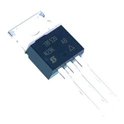Transistori IRF520 To-220 Alkuperäinen Vishay