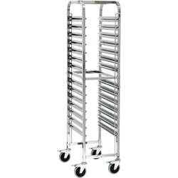 Transport trolley for GN 2/1 containers