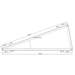 Triangle de montage vertical ARC V15-35
