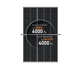Trina Solar päikeseenergia moodul 395 W Vertex S must raam Trina