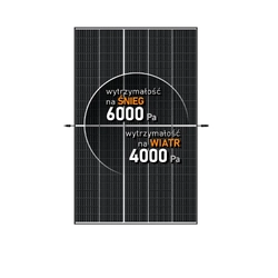 Trina Solar PV modulis 400 W Vertex S juodas rėmelis Trina