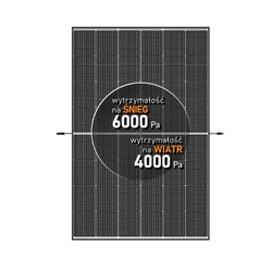 Trina Solar Solar modul 425 W Vertex S Fekete keret Trina