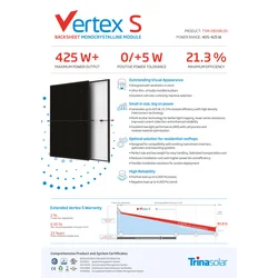 Trina Solar Vertex S TSM-DE09R.05 415W пълен гръб
