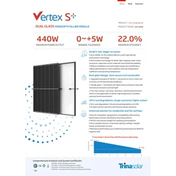 TRINA SOLAR Vertex S+NEG9R.28 440W Double Verre