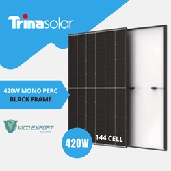 Trina TSM-420-DE09R.08 // Trina Vertex S 420W Pannello solare // Telaio nero