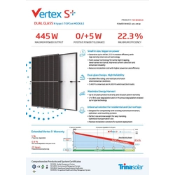 Trina Vertex S+ TSM-NEG9R.28 435W ЧЕРНА РАМКА