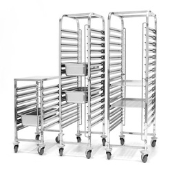 Trolley voor transport van containers - 7x GN 1/1