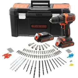 τρυπάνι/οδηγός Black&Decker BCK186D2KA 18 V 2 x μπαταρία 2 Ah