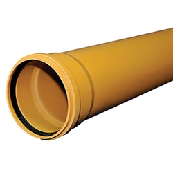 Tubo de PVC 110mm externo SN8 1000mm para esgoto HCB080