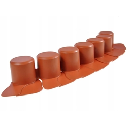 TUIN PALLISADE IPAL7 405M TERRACOTTA R624