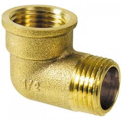 Twist elbow external thread / internal thread 1'' brass