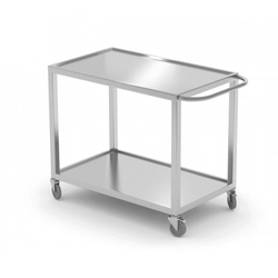 Two-shelf waiter's trolley 1000 x 500 x 850 mm POLGAST 422105 422105