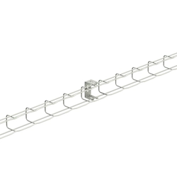 UC clamp 50 GC. Suspension clamp for trays with a width of 50mm,, hot-dip galvanized, System E90