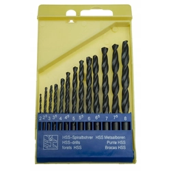 UN SET DE Burghie PENTRU METAL 2.0-8.0 MM HSS-G 13 PCS.