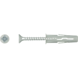 Universal ekspansionsstik fi. 6mm med Rawlplug skrue UNO-06+445 100szt.