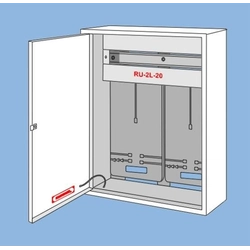Universal switchgear RU-2L-20, place for 2 counterI 3F and 20 type s protection