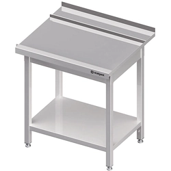 Unloading table (P), with shelf for STALGAST dishwasher 800x750x880 mm, welded