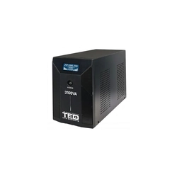 UPS 3100VA/1800W LCD Line Interactive AVR 3 schuko Gerenciamento USB TED Elétrico TED001627