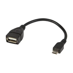 USB-adapter, USB A pesa - mikro-USB pistik