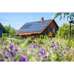Usina de energia solar definida 3,6kW+6x550W com sys. instalação em telhas metálicas