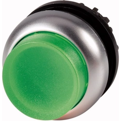 Устройство със зелен бутон на Eaton с подсветка, невъзстановяващо се M22-DRLH-G (216796)