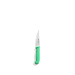 Utility knife with serrated HACCP blade -100 mm, green