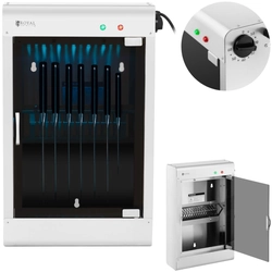 UV sterilizer for disinfection of gastronomic knives on 14 knives